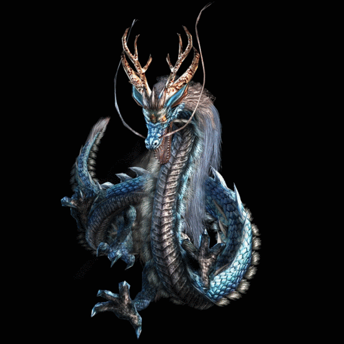 有沒有動態效果的霸氣龍圖？