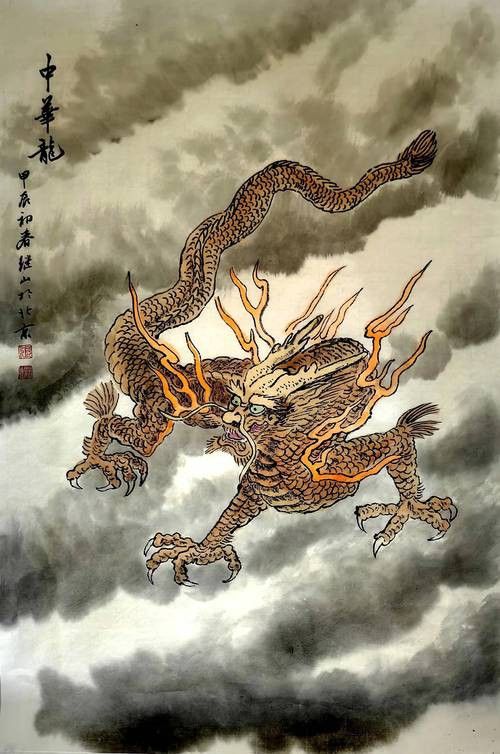 還有哪些畫作中的龍頭朝向右側(cè)？