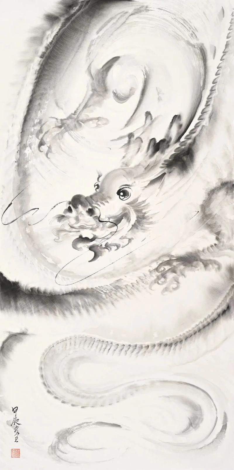 還有哪些畫作中的龍頭朝向右側(cè)？