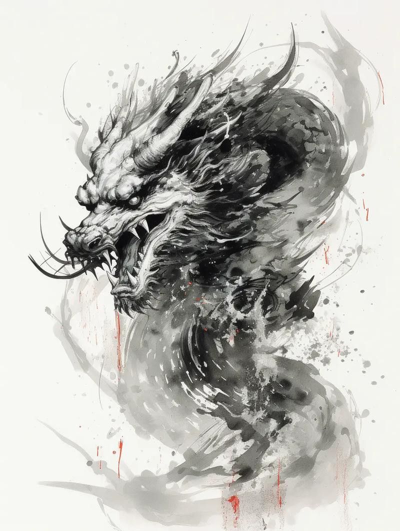 還有哪些畫作中的龍頭朝向右側(cè)？