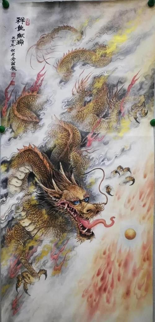 還有哪些畫作中的龍頭朝向右側(cè)？