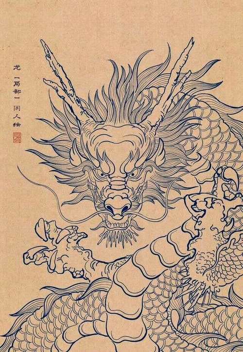 還有哪些畫作中的龍頭朝向右側(cè)？