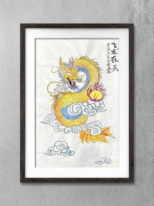 還有哪些畫作中的龍頭朝向右側(cè)？