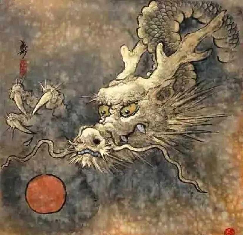 還有哪些畫作中的龍頭朝向右側(cè)？