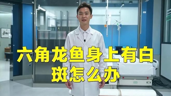 六角恐龍身上有白斑怎么治
