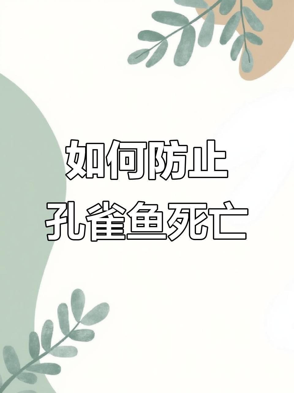 孔雀魚總是死什么原因 孔雀魚總是死什么原因 龍魚百科 第4張