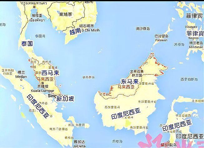 馬來西亞的地理位置