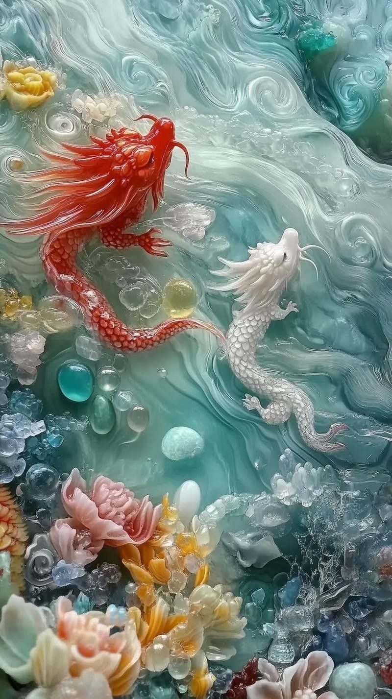 有沒有現(xiàn)成的紅龍魚壁紙？