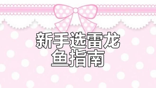 養雷龍魚需要多大的魚缸呢