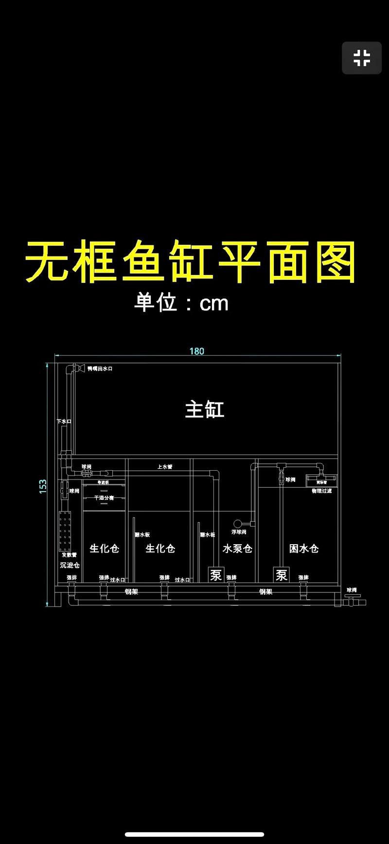 龍魚魚缸制作設計圖