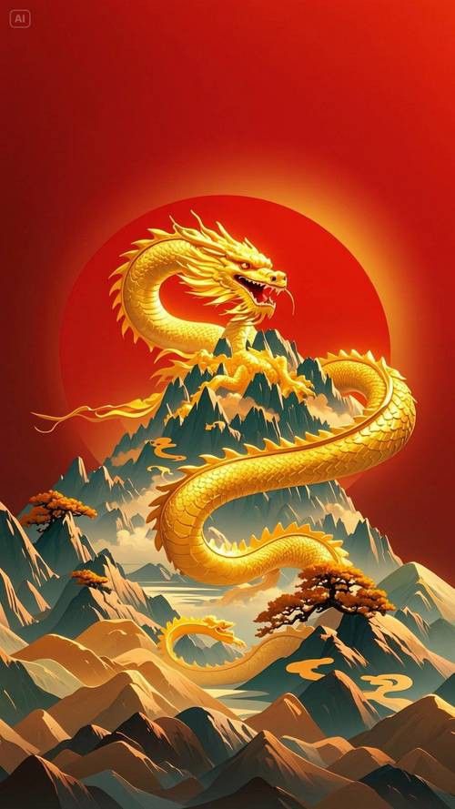 有沒有更多國(guó)潮風(fēng)金龍壁紙？