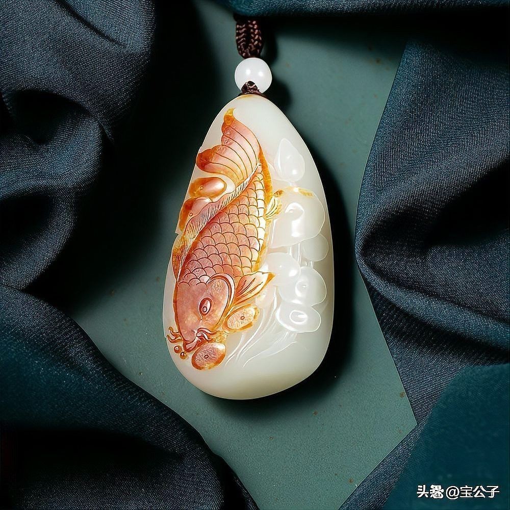 白玉龍魚圖片欣賞大全大圖
