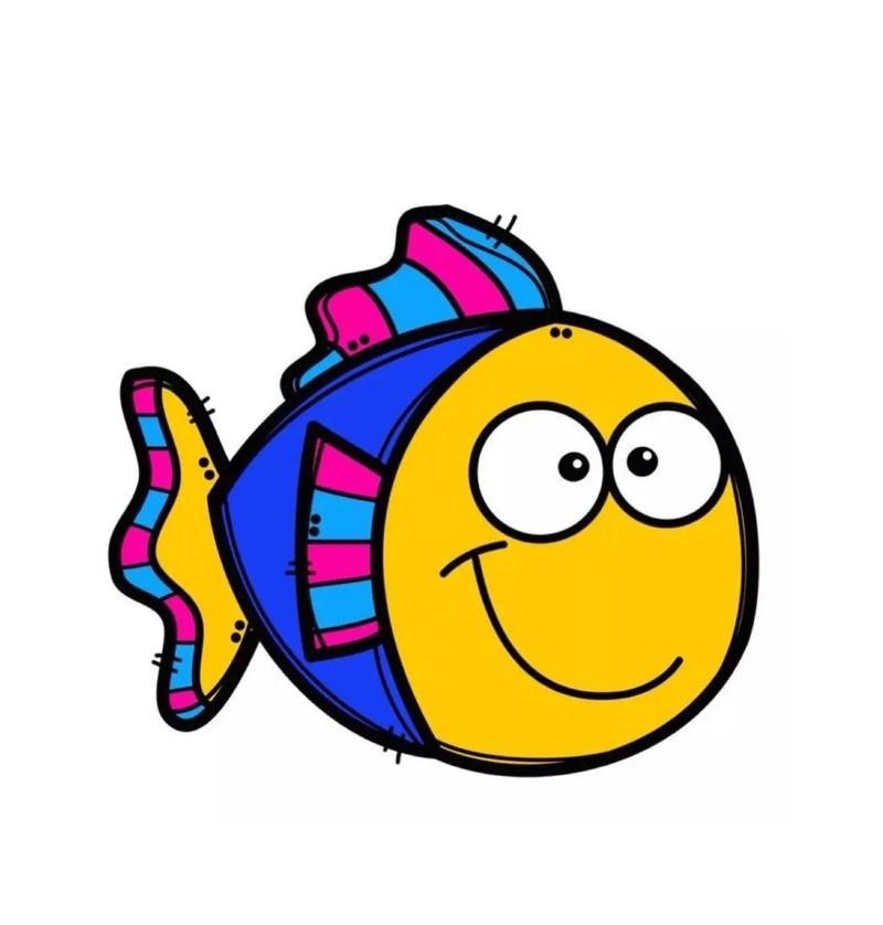 龍魚背景圖片大全可愛動漫版