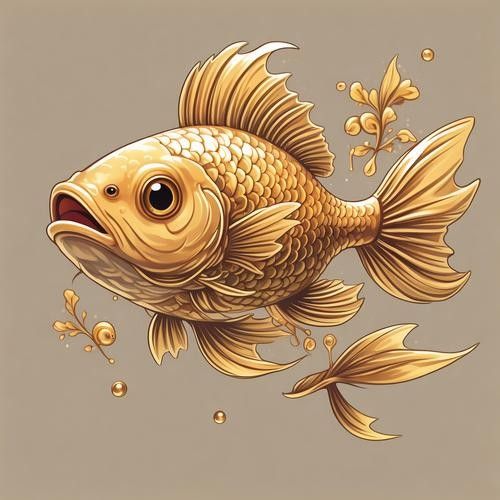 龍魚背景圖片大全可愛動漫版