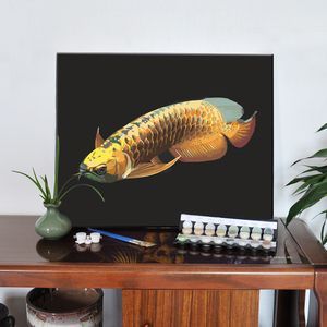 金龍魚掛畫：金龍魚掛畫的使用