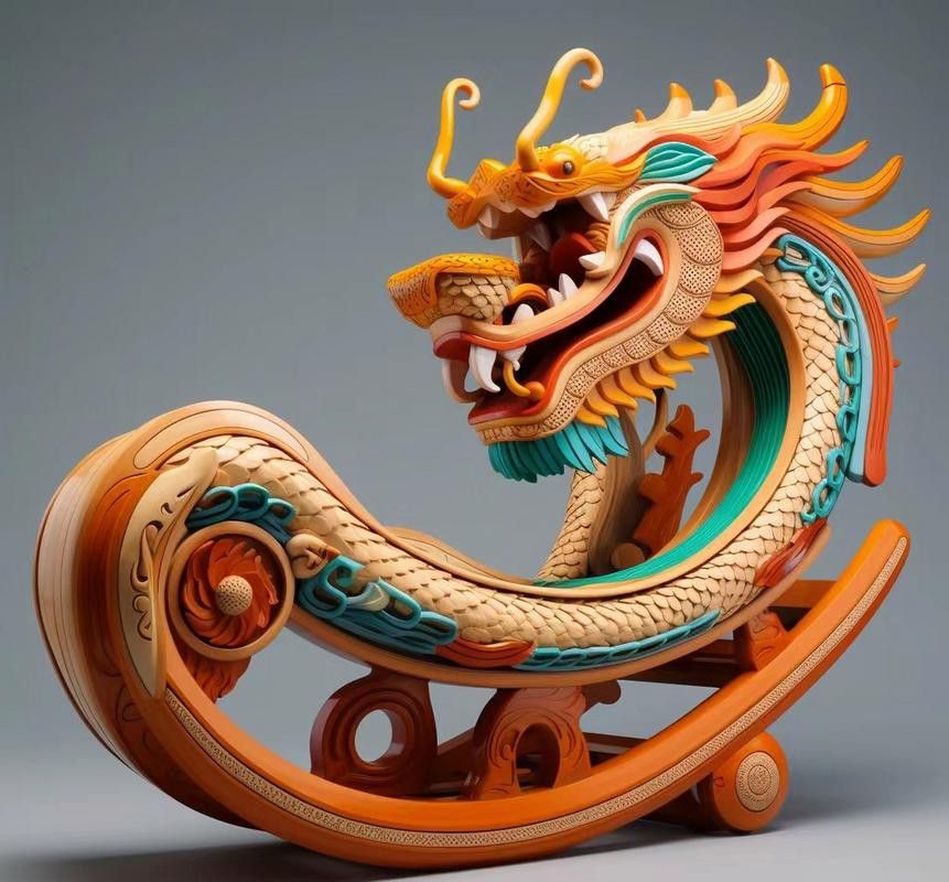 有沒有木雕龍頭的3D模型？
