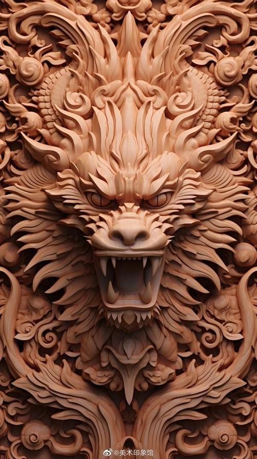 有沒有木雕龍頭的3D模型？