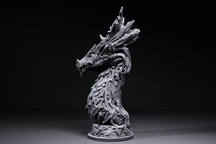 有沒有木雕龍頭的3D模型？