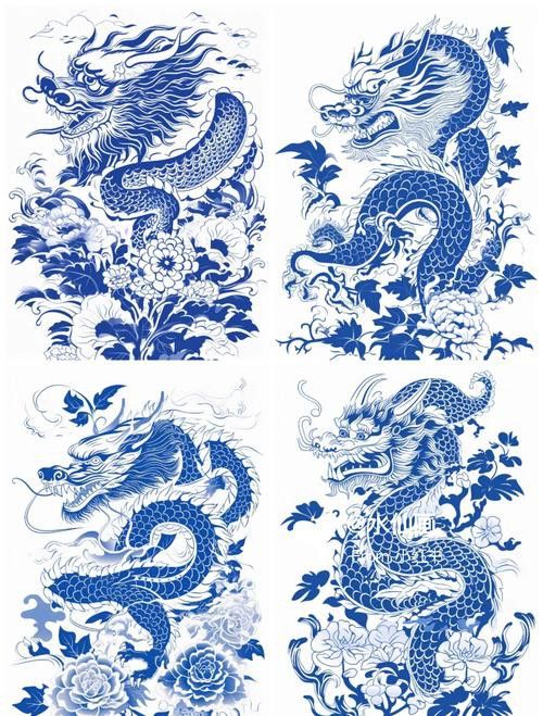 給我一些紅龍視覺藝術作品欣賞