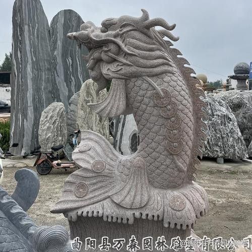 龍魚雕塑圖片欣賞大全