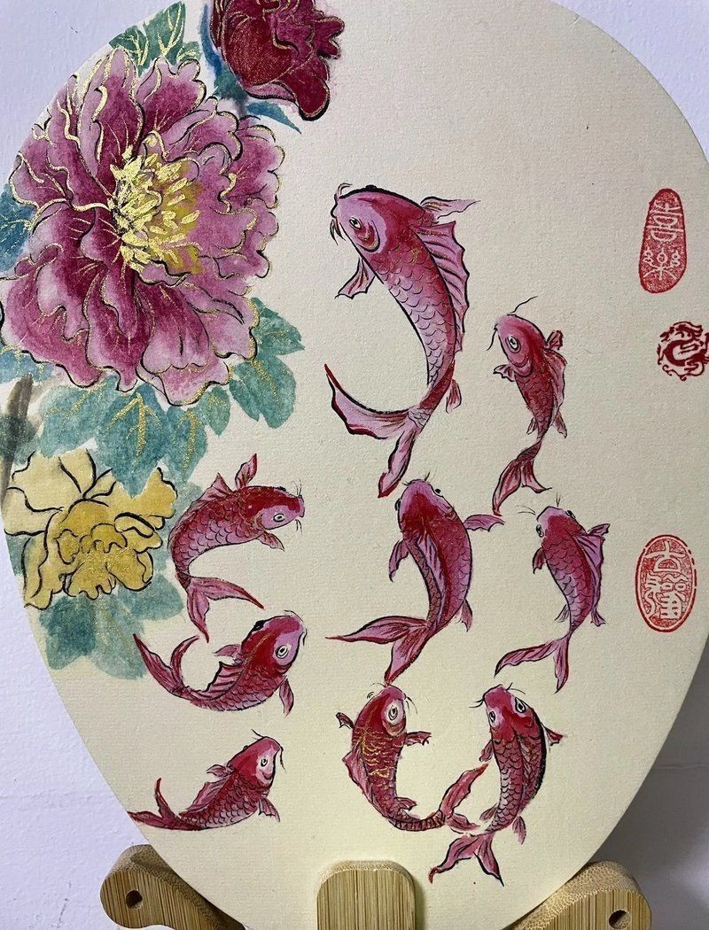 牡丹和魚的畫寓意和象征