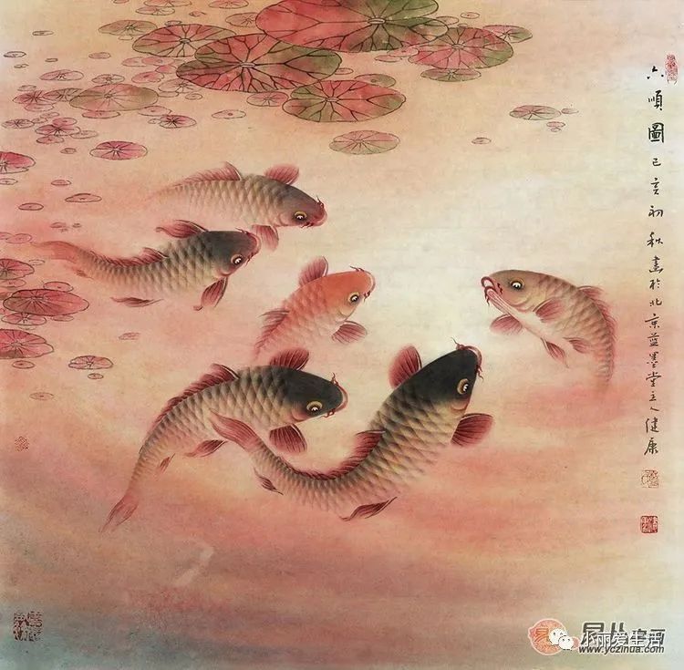 牡丹和魚的畫寓意和象征