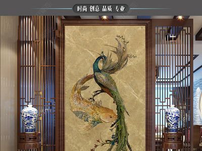 龍魚背景墻，龍魚背景墻的顏色搭配技巧