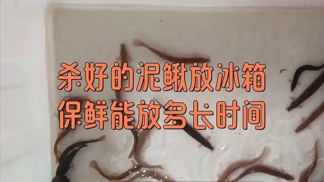 泥鰍處理后如何保存？