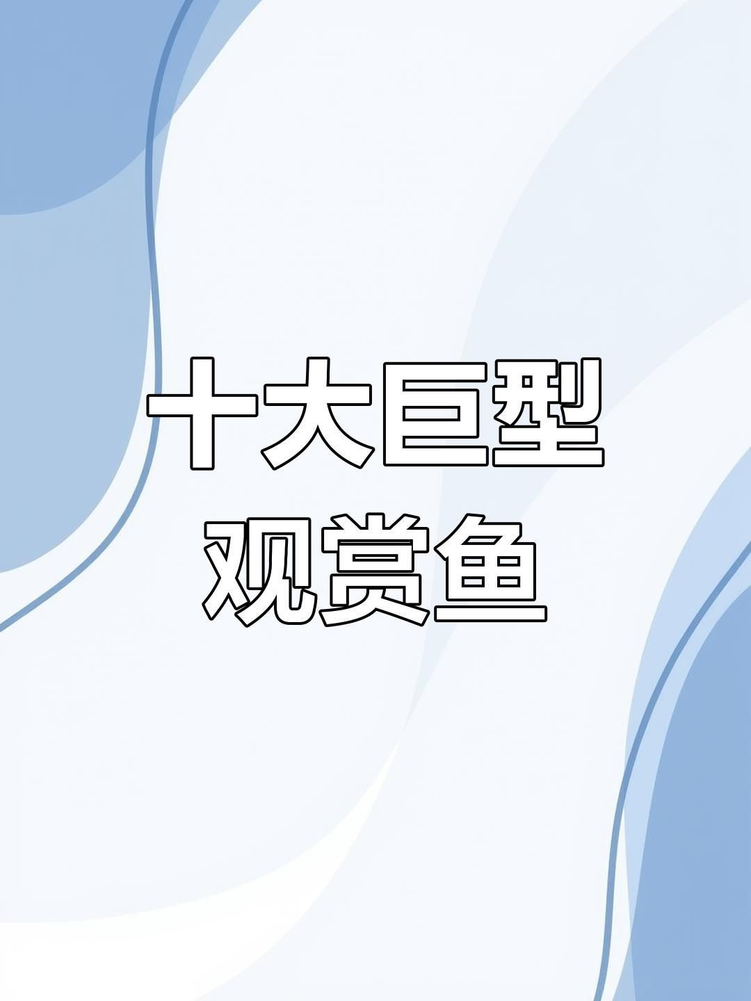 十大大型觀賞魚