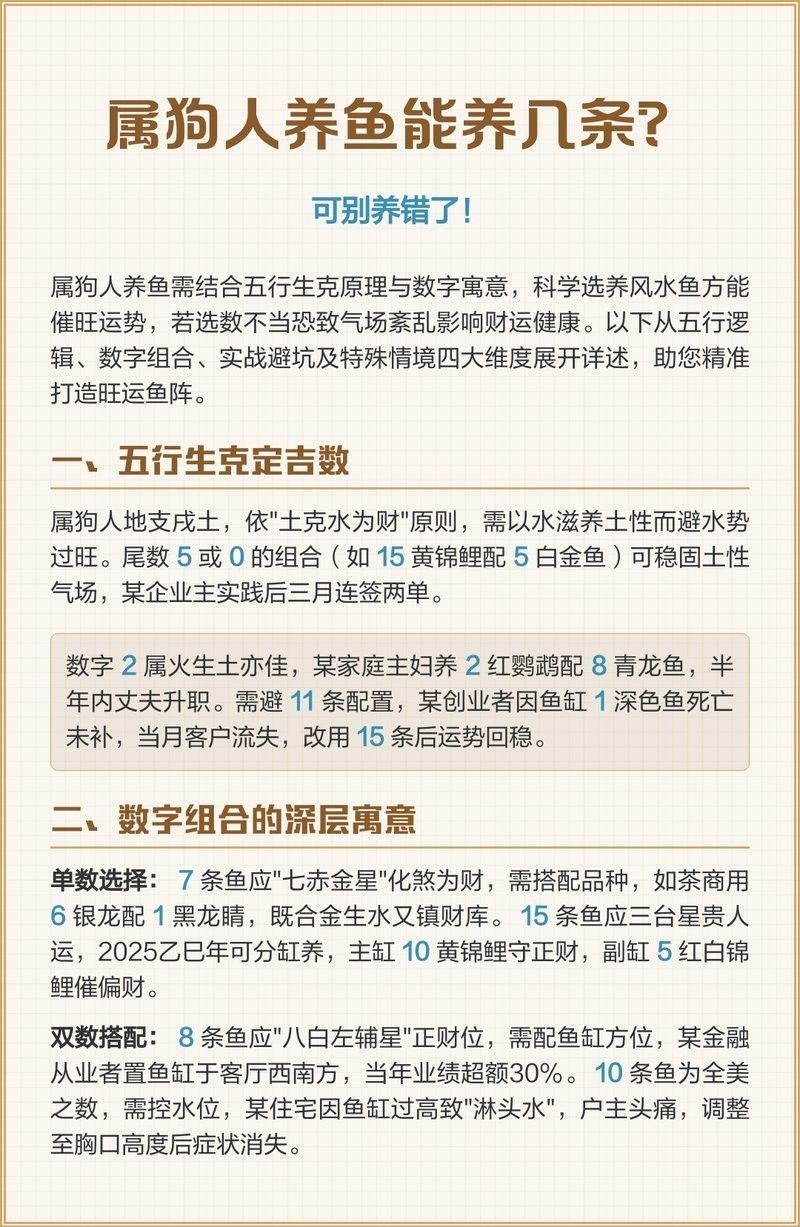 屬狗者適合養(yǎng)什么魚？