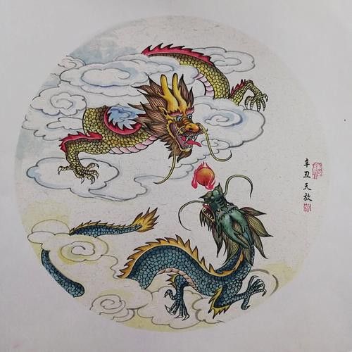 雙龍圖片有哪些藝術風格？