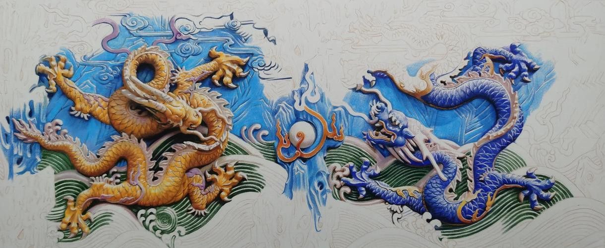 雙龍圖片有哪些藝術(shù)風(fēng)格？