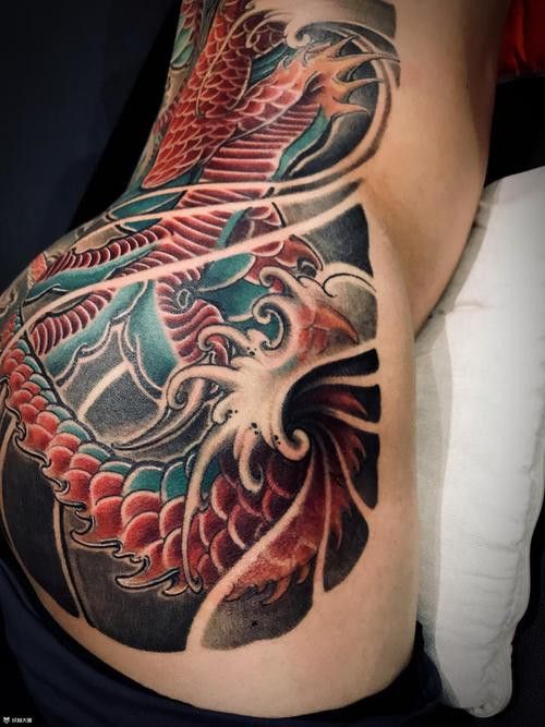 能推薦一些紅龍紋身手稿嗎？ 能推薦一些紅龍紋身手稿嗎？ 龍魚百科 第25張