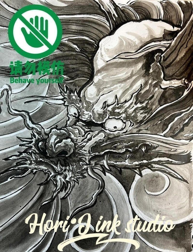 能推薦一些紅龍紋身手稿嗎？ 能推薦一些紅龍紋身手稿嗎？ 龍魚百科 第29張