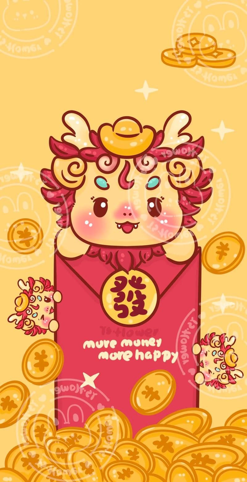 有沒有更多國潮風格的金龍圖片？