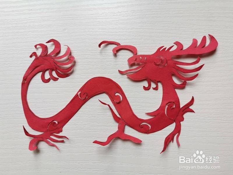 能推薦一些紅色龍剪紙教程嗎？ 能推薦一些紅色龍剪紙教程嗎？ 龍魚百科 第29張