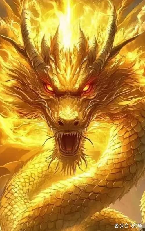 給我更多不同風格的招財金龍圖片