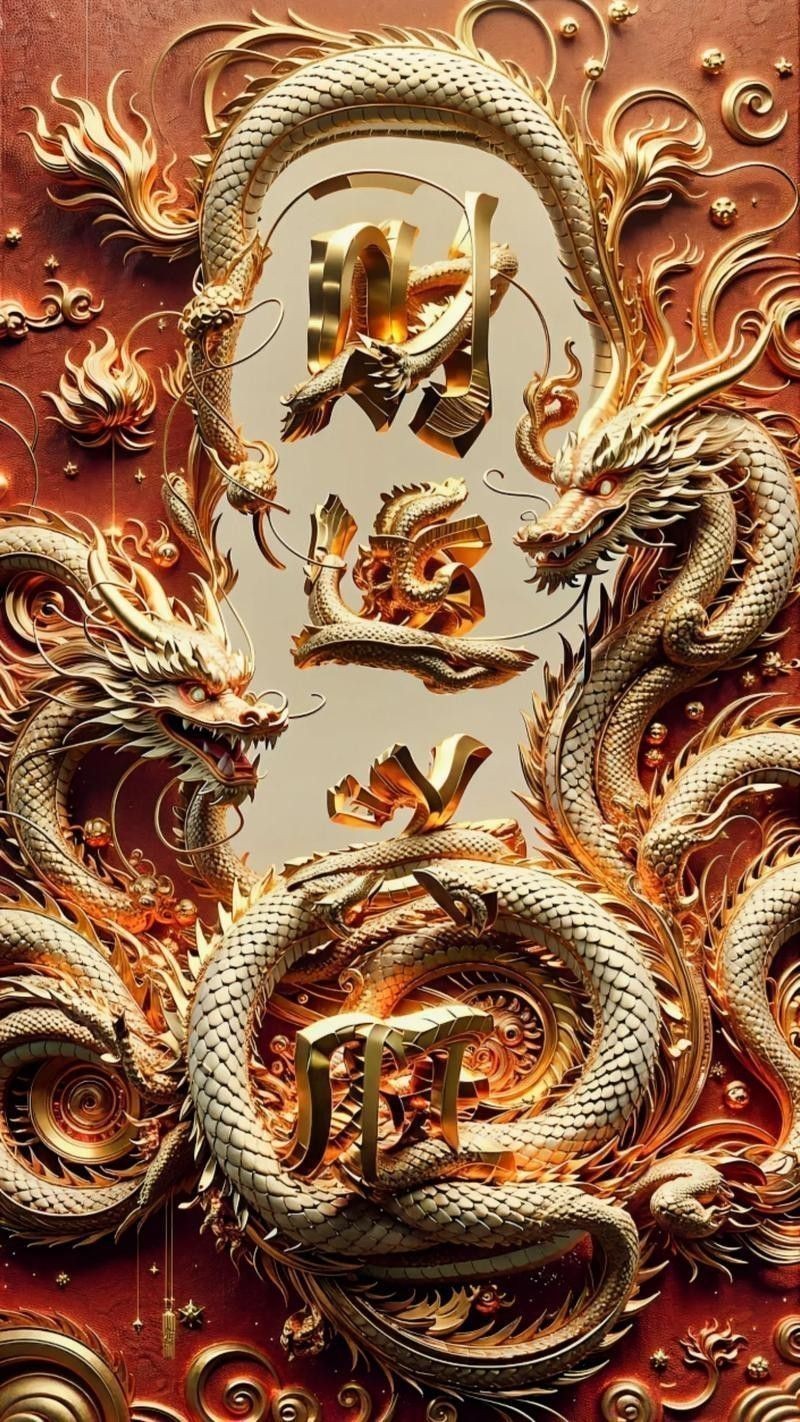 有沒(méi)有適合手機(jī)屏幕的龍壁紙？