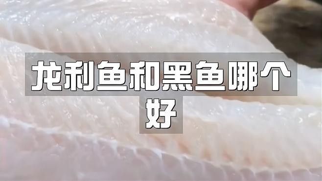 龍魚和黑魚哪個好吃