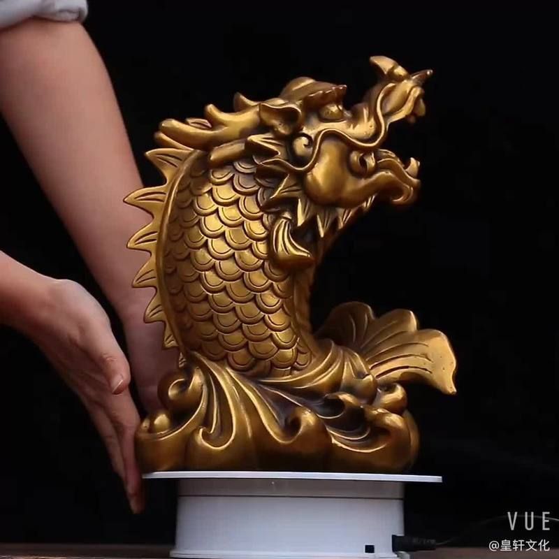 如何鑒別龍頭魚擺件的真偽？