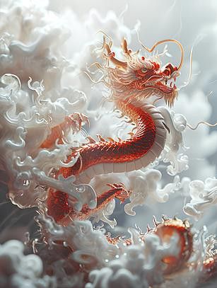 紅龍頭像高清圖片有哪些？