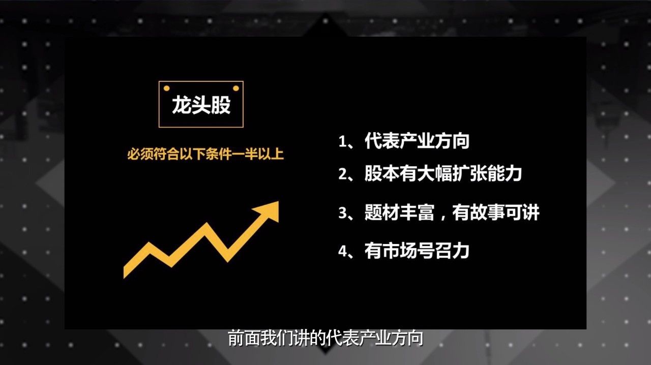 龍頭股有哪些技術特征