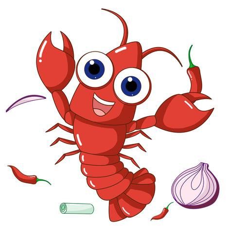 國潮風(fēng)格的卡通龍蝦圖片示例 國潮風(fēng)格的卡通龍蝦圖片示例 龍魚百科 第25張