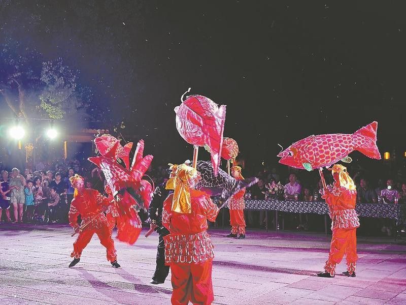 五夫龍魚戲