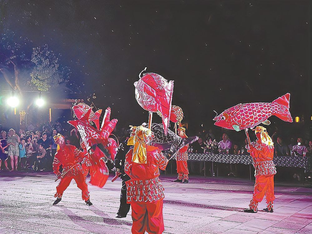 五夫龍魚戲