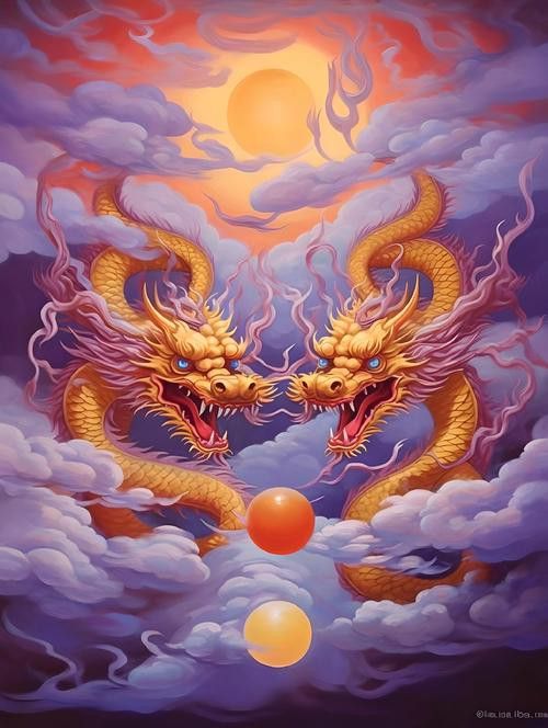 有沒有更多吉祥龍的圖案示例？