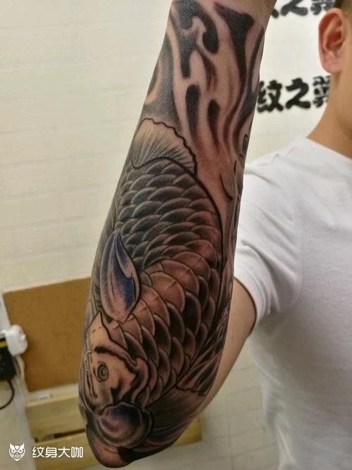 龍魚紋身圖案大全圖片
