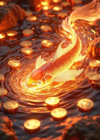 紅動(dòng)中國網(wǎng)站如何下載金龍魚壁紙？