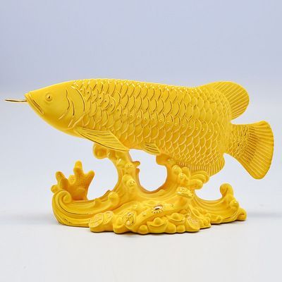 純金金龍魚擺件（純金金龍魚擺件的寓意）