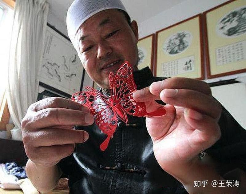 紅色龍剪紙的代表人物